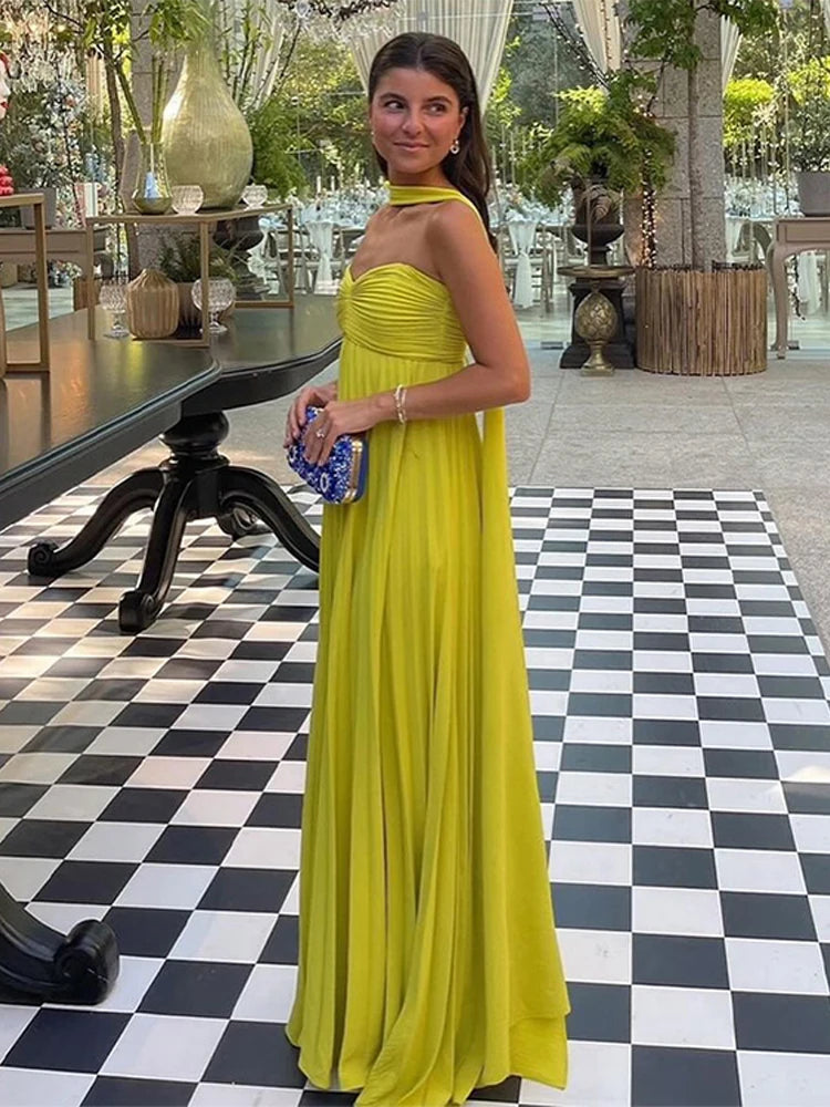 Vestido Longo Sem Alças Modern Katherine