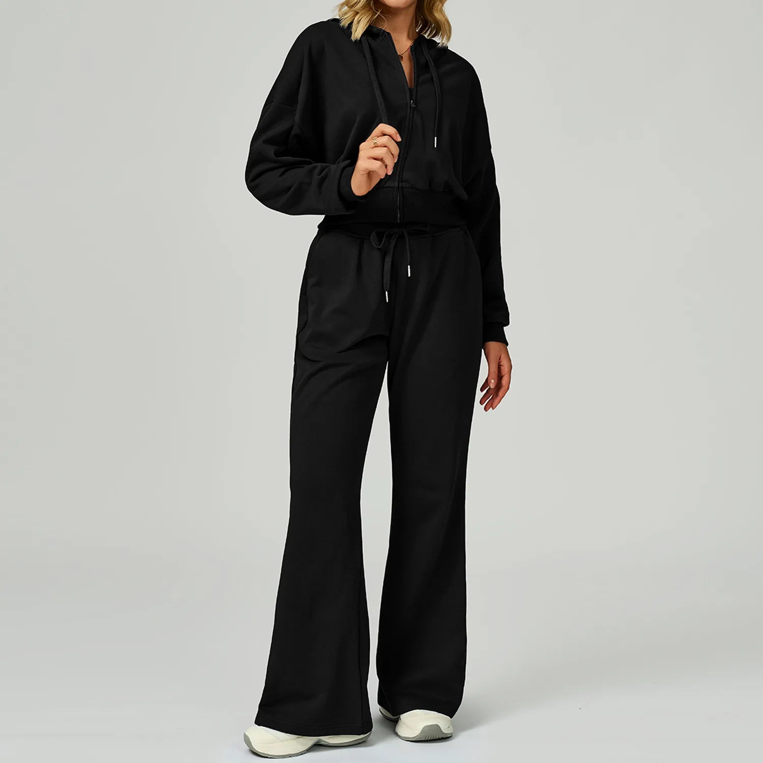 Conjunto Feminino Jaqueta e Calça Moletinho Confort Modern Mulier