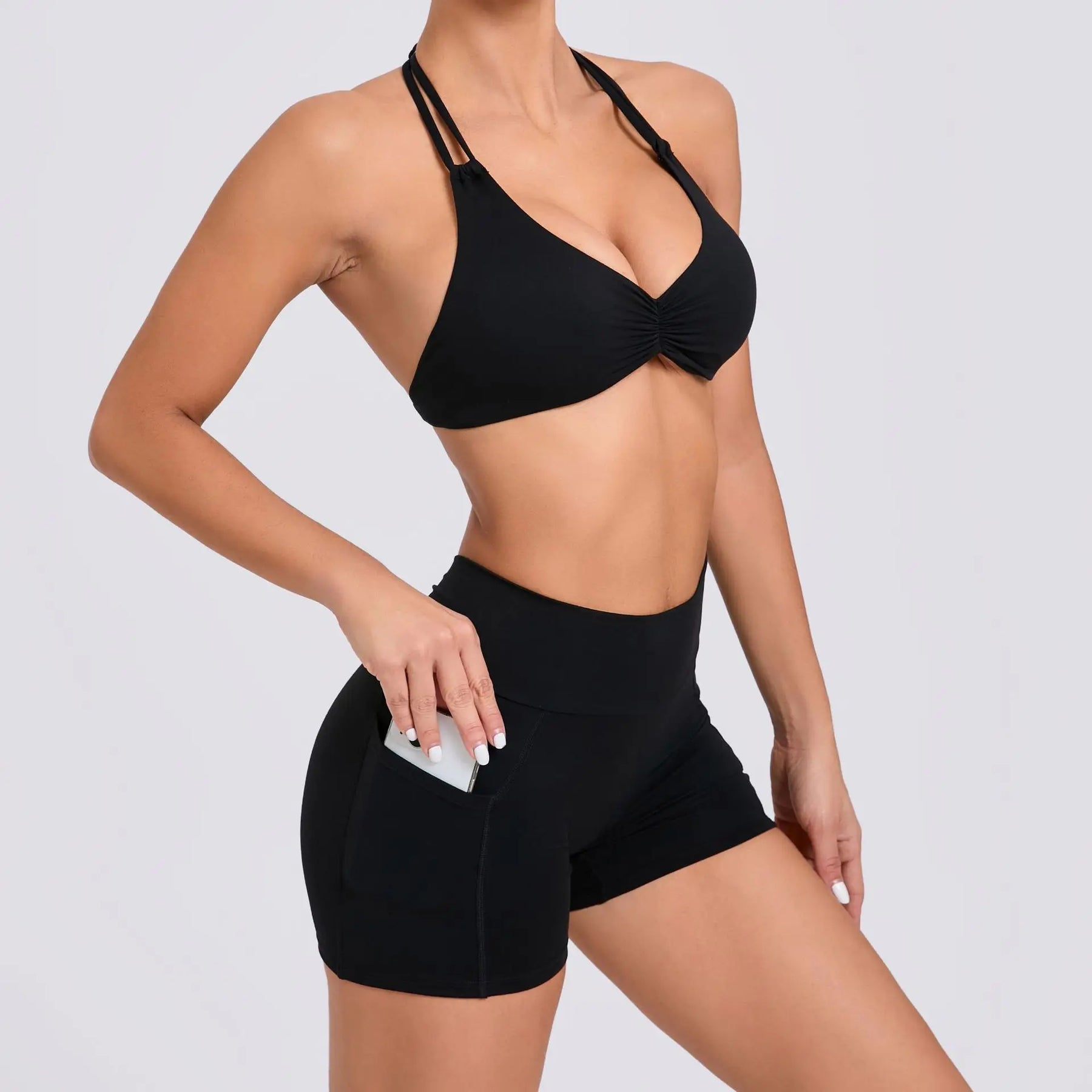 Cojunto Top e Cropped Empina Bumbum Modern Fanny