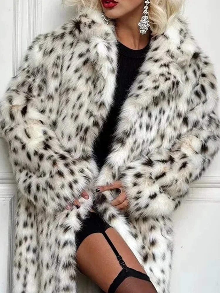 Casaco de Pelos Sobretudo Animal Pint Modern Mariê - OUTONO/INVERNO