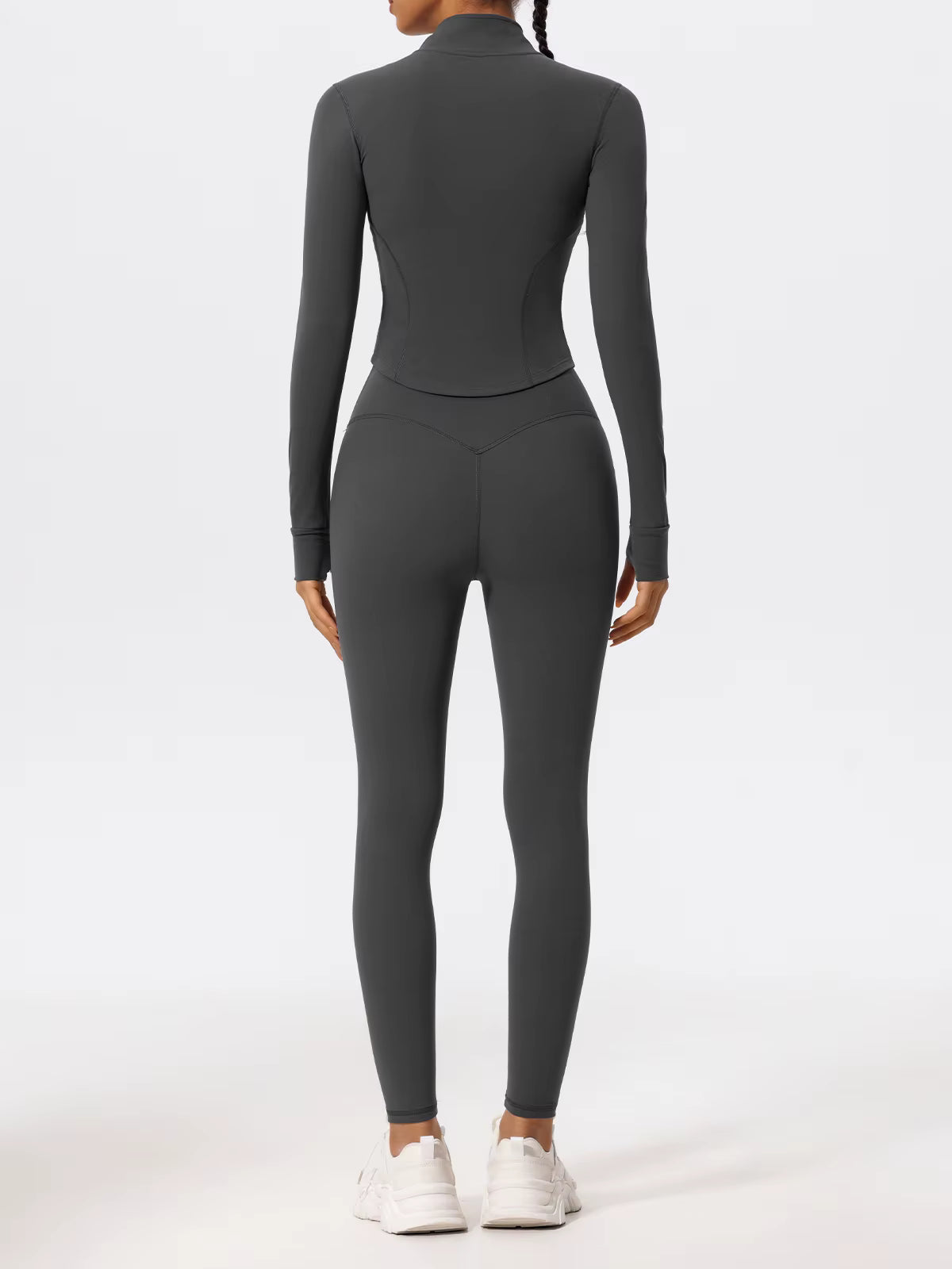 Conjunto Jaqueta Modeladora e Calça Legging Cós Alto Modern Sports