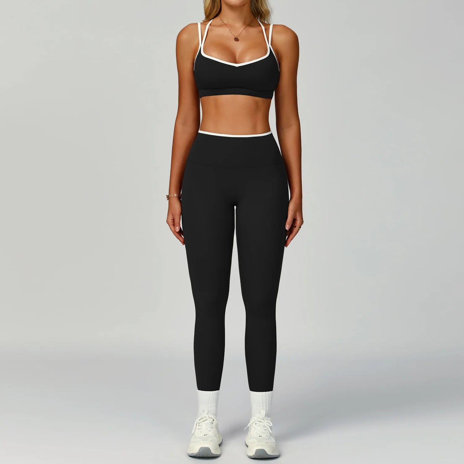 Conjunto Top Push Up e Legging Modern Jholie