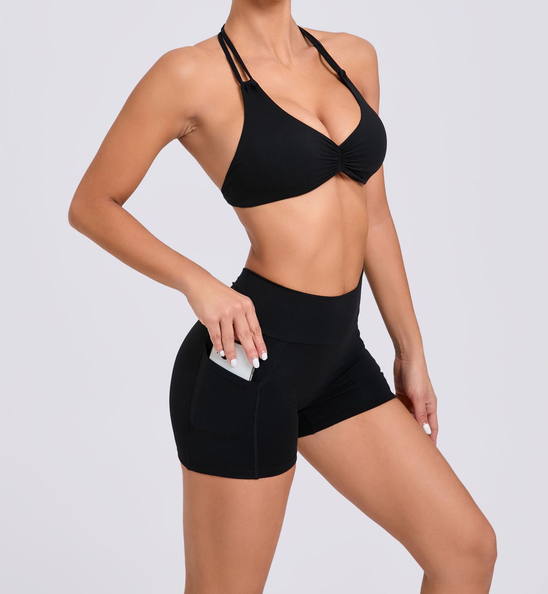 Cojunto Top e Cropped Empina Bumbum Modern Fanny