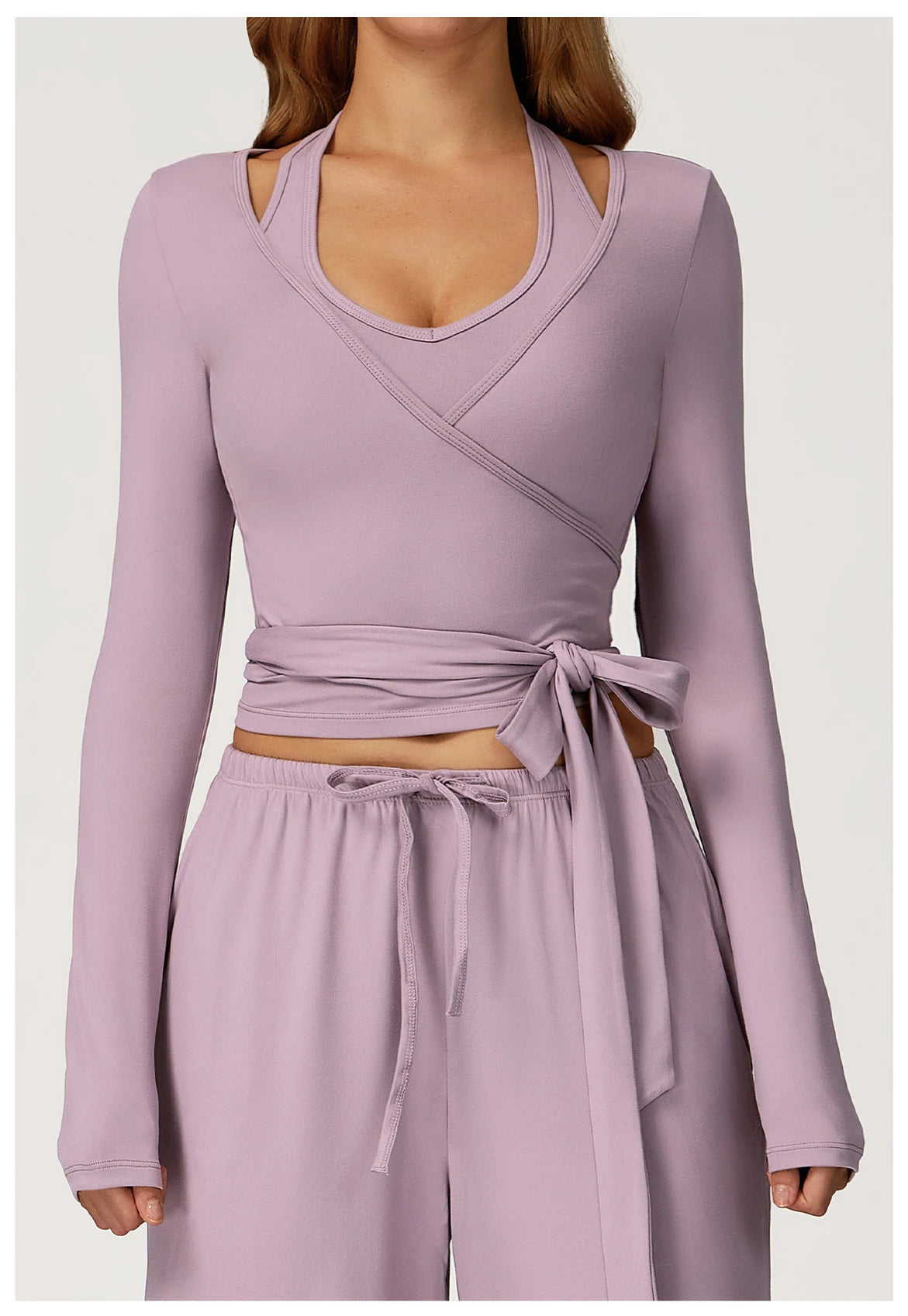 Conjunto Três Peças Casaquinho e Regata com Calça Modern Comfy