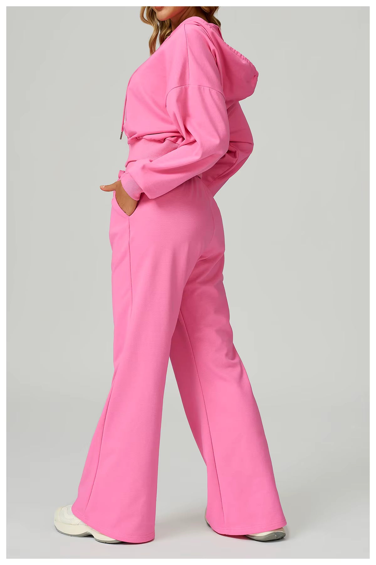 Conjunto Feminino Jaqueta e Calça Moletinho Confort Modern Mulier