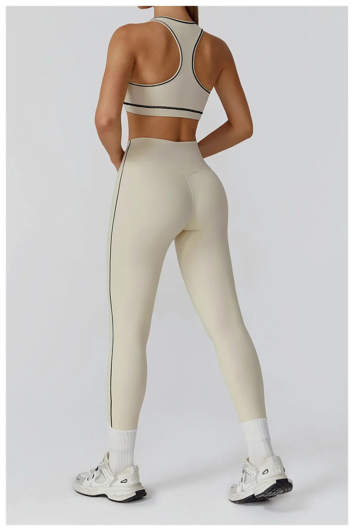 Conjunto Top Regata Push Up e Calça Legging Modern Molly