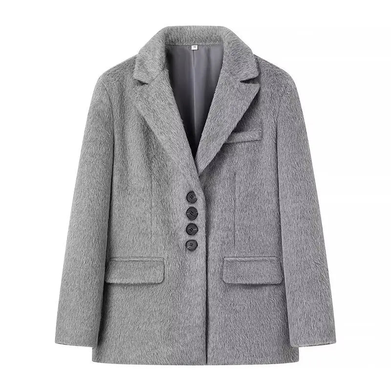 Blazer Feminino Peluciado Modern Soft - OUTONO INVERNO