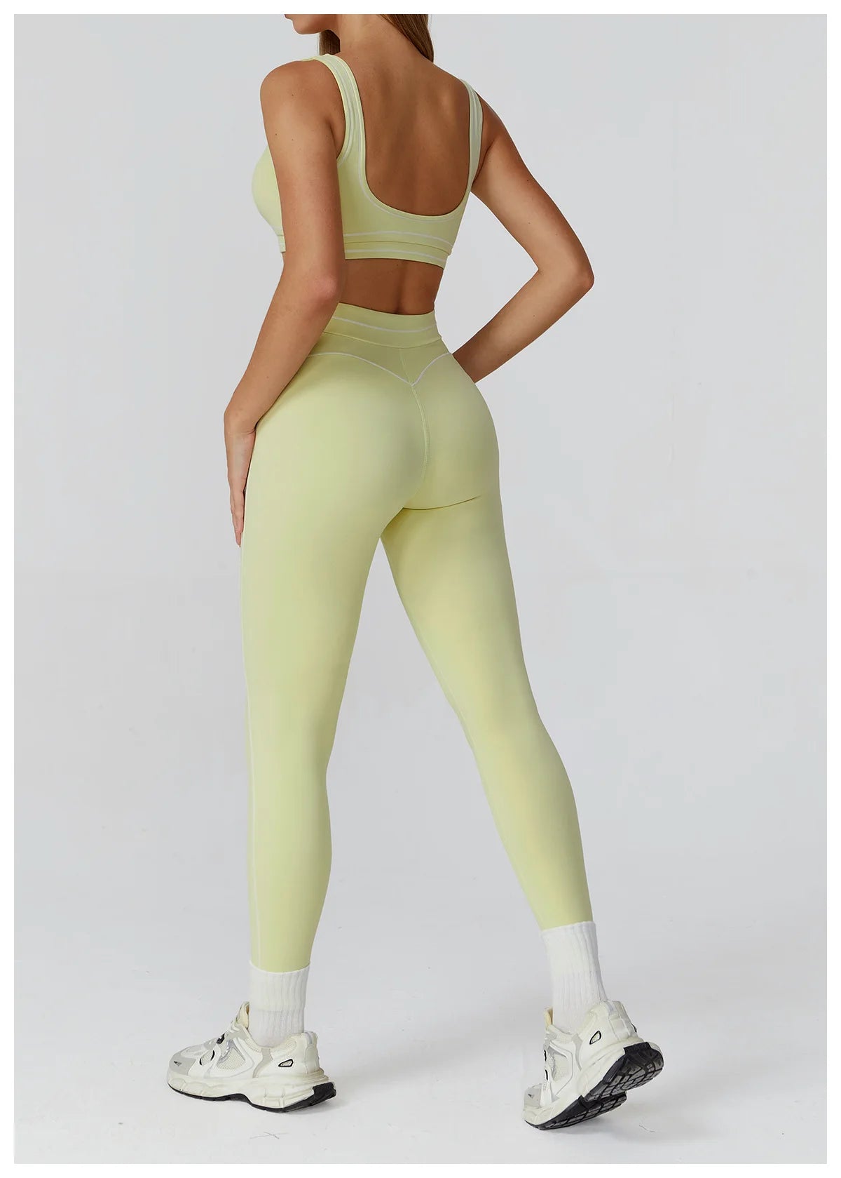 Conjuntp Top Push Up e Calça Legging Modeladora Modern Alô