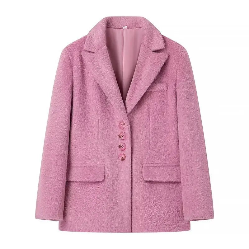 Blazer Feminino Peluciado Modern Soft - OUTONO INVERNO