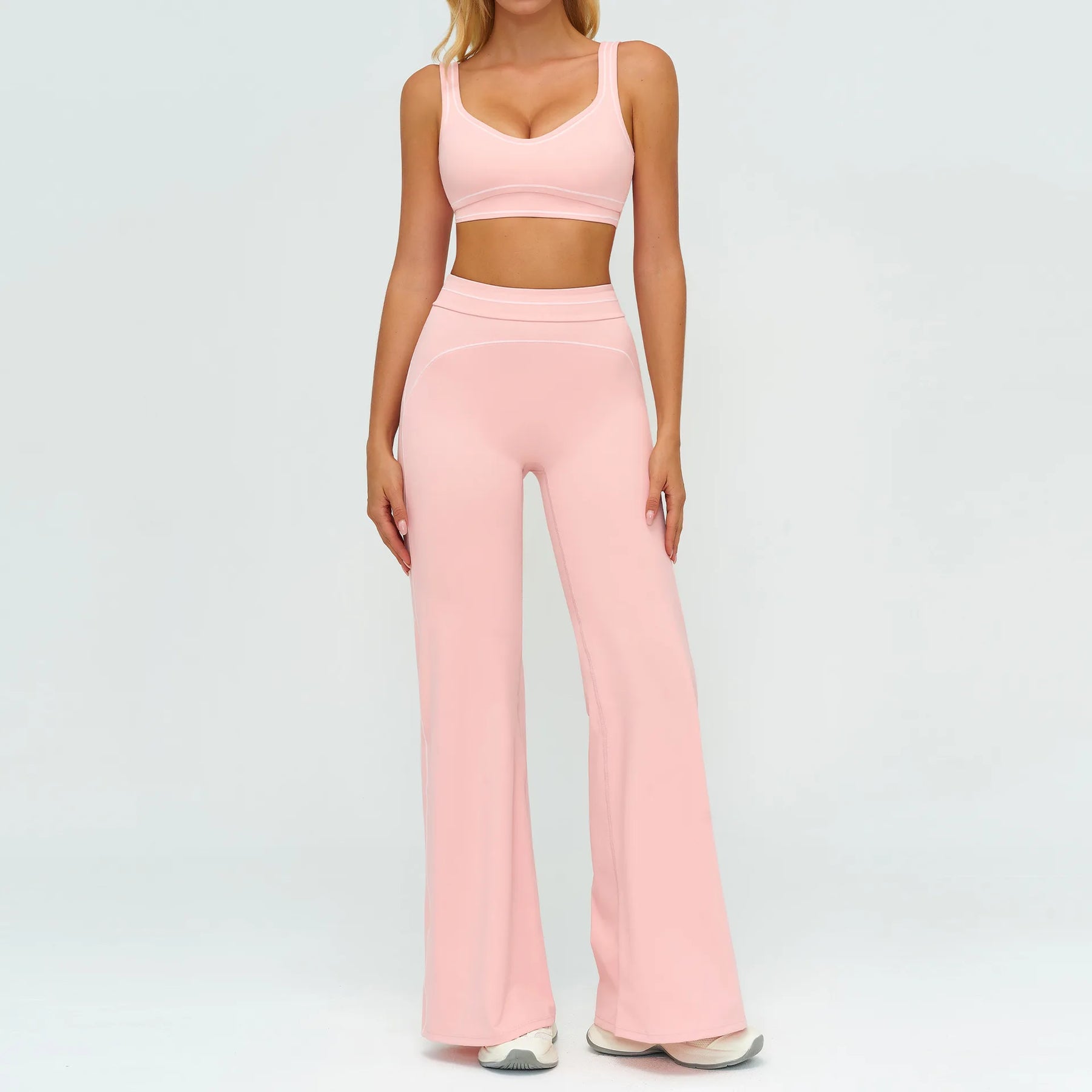 Top Push Up com Calça Flare Modeladora Modern Alô