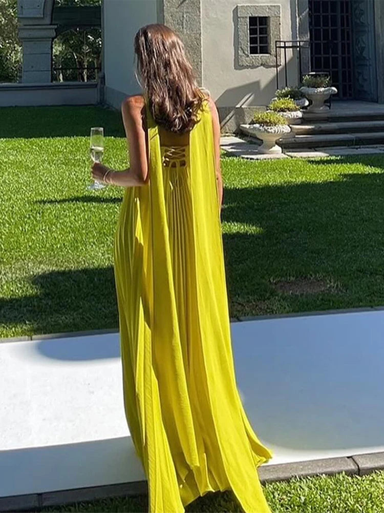Vestido Longo Sem Alças Modern Katherine