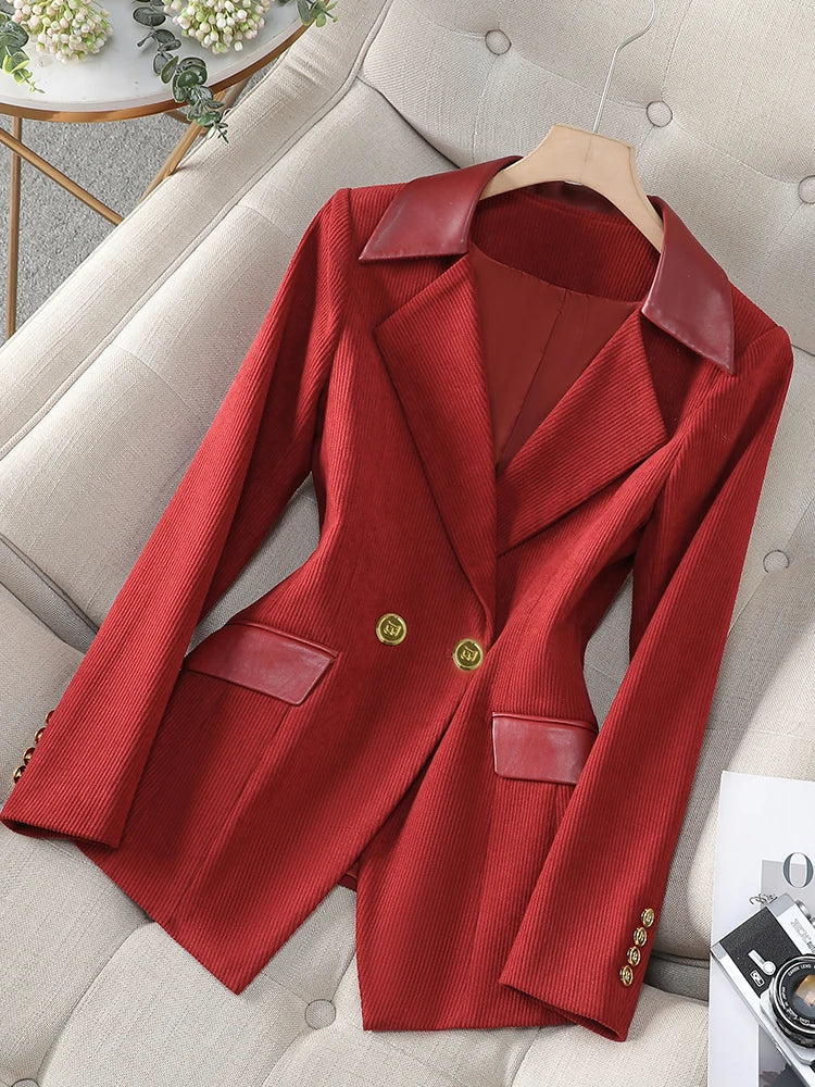 Blazer Feminino Alfaiataria Clássico Modern Viviena