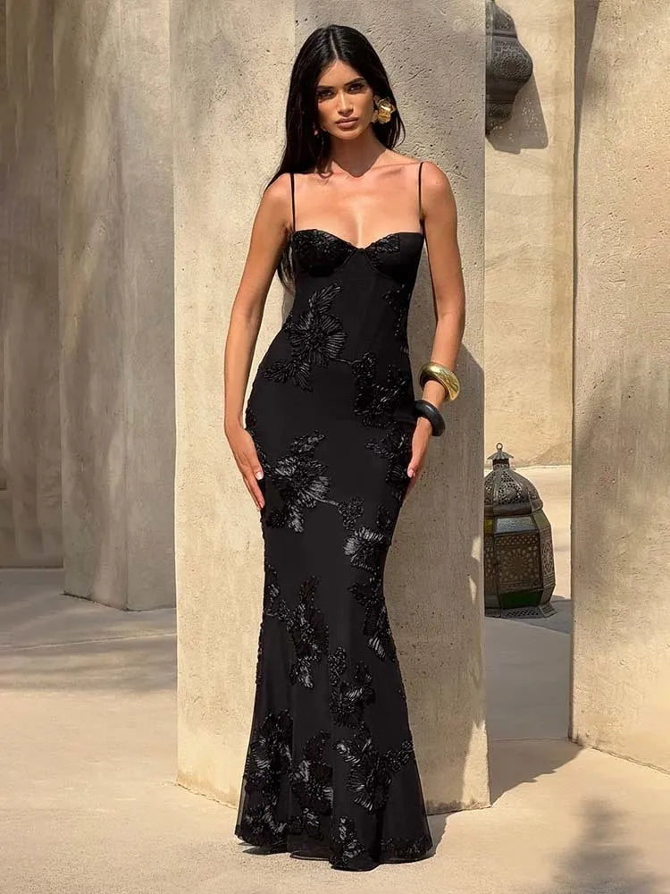 Vestido Longo Decote nas Costas Modern Dara