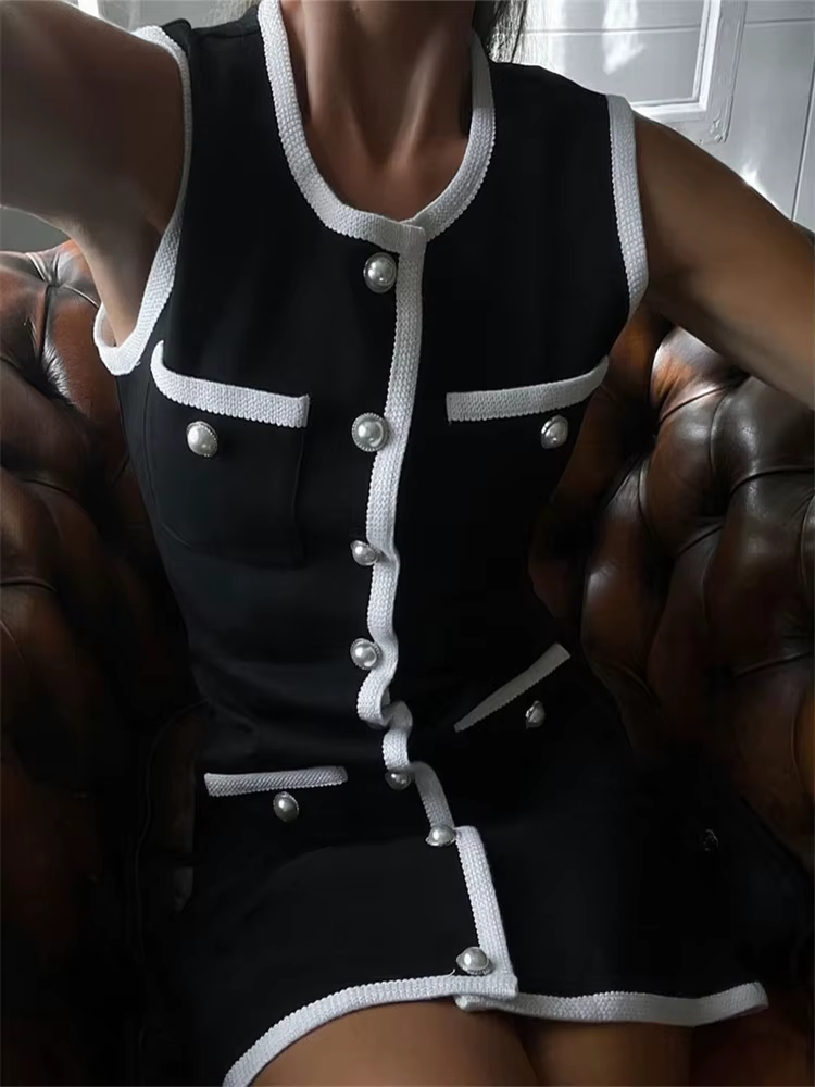 Vestido Curto com Botões Modern Eliza