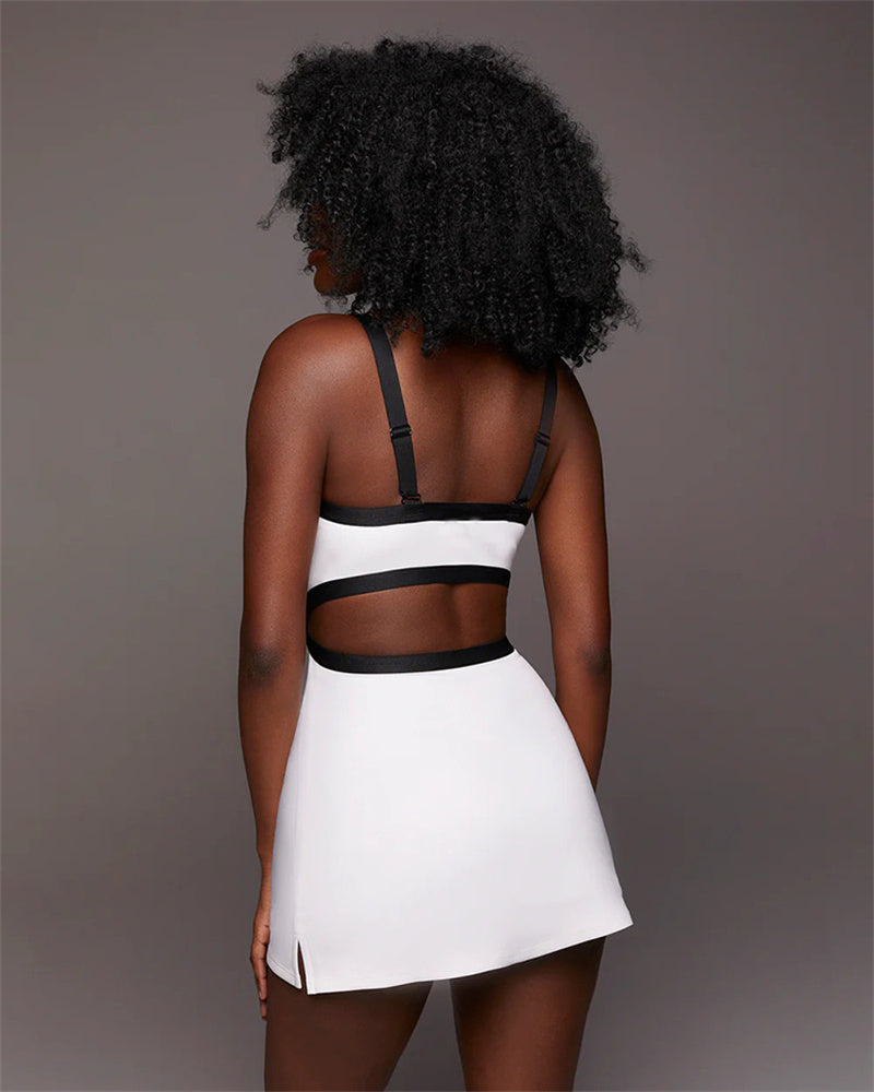 Vestido Esportivo com Shorts Modern Aline