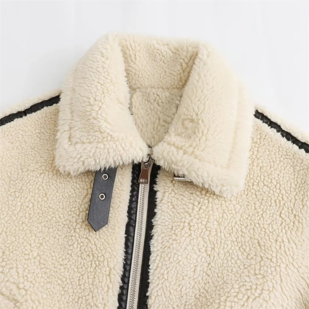 Jaqueta Peluciada com Gola Modern Danf - OUTONO/INVERNO