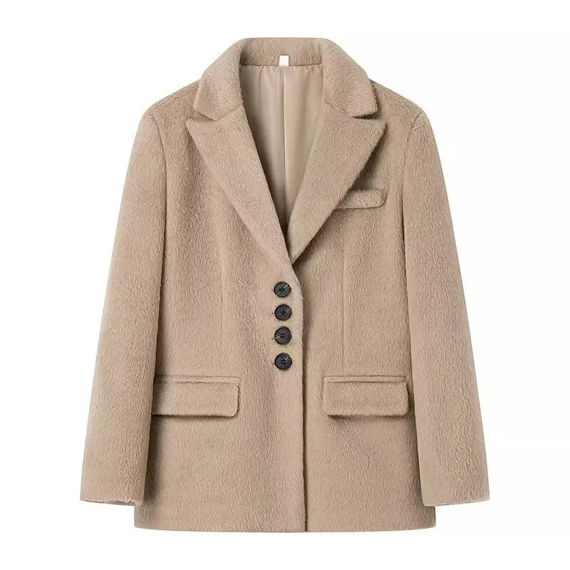 Blazer Feminino Peluciado Modern Soft - OUTONO INVERNO