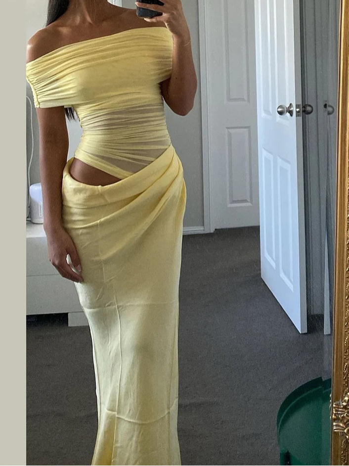 Vestido Longo Ombro a Ombro Modern Briella