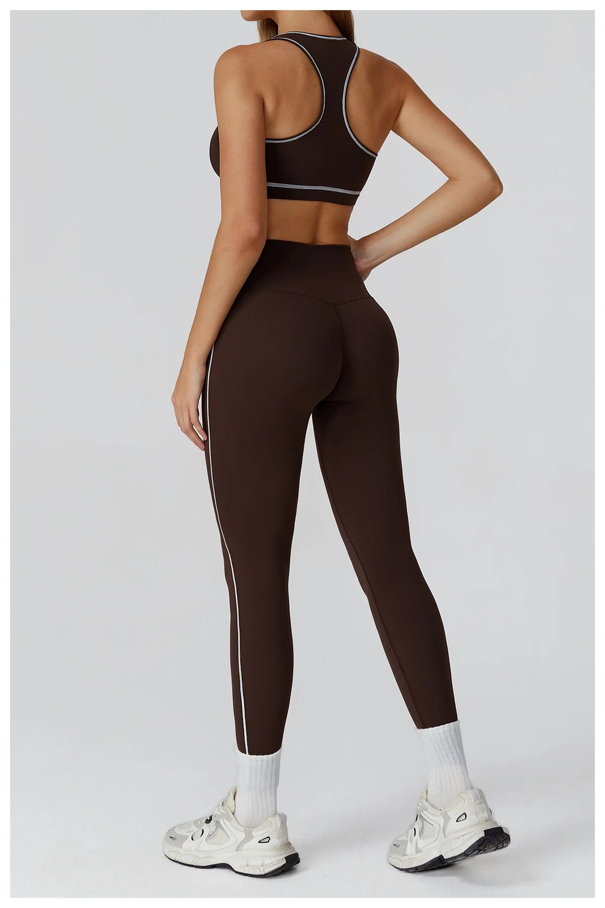 Conjunto Top Regata Push Up e Calça Legging Modern Molly