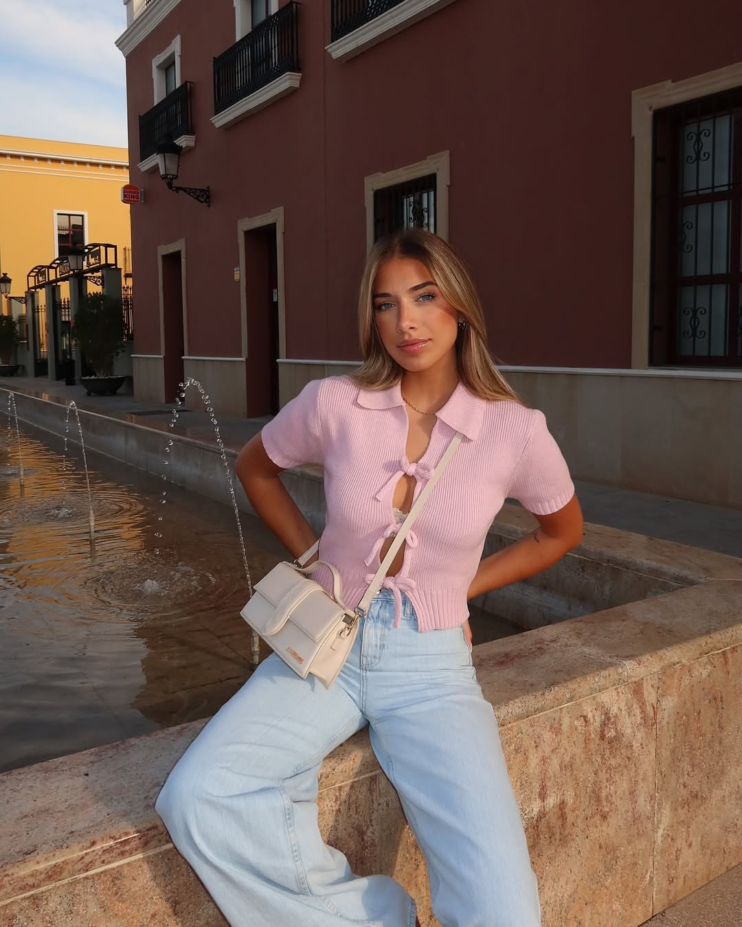 Blusa Tricô Manga Curta Modern Elodie