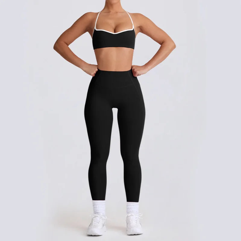 Conjunto Top Push Up e Legging Modeladora Modern Love