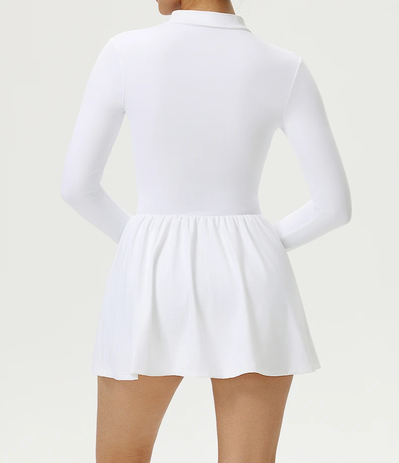 Vestido Esportivo Manga Longa Modelador Modern Female