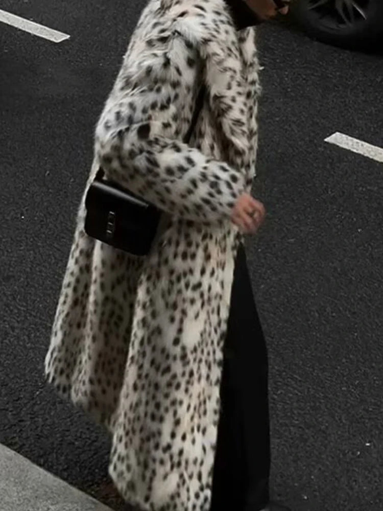 Casaco de Pelos Sobretudo Animal Pint Modern Mariê - OUTONO/INVERNO