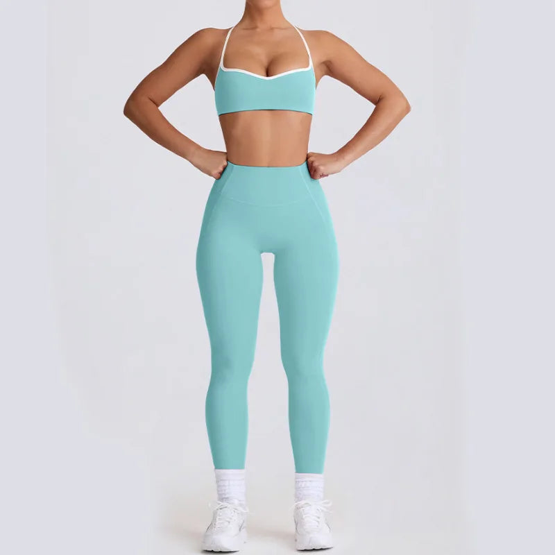 Conjunto Top Push Up e Legging Modeladora Modern Love