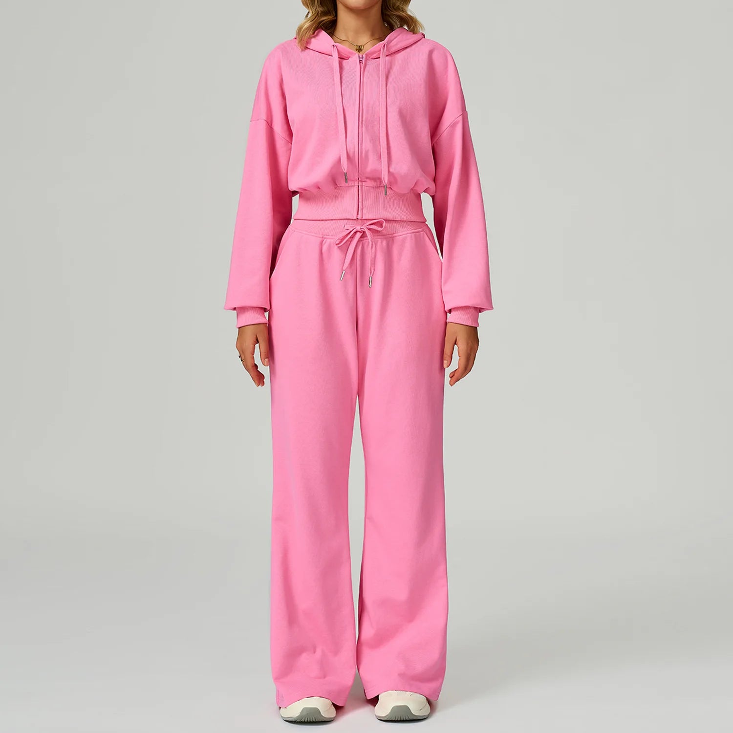 Conjunto Feminino Jaqueta e Calça Moletinho Confort Modern Mulier