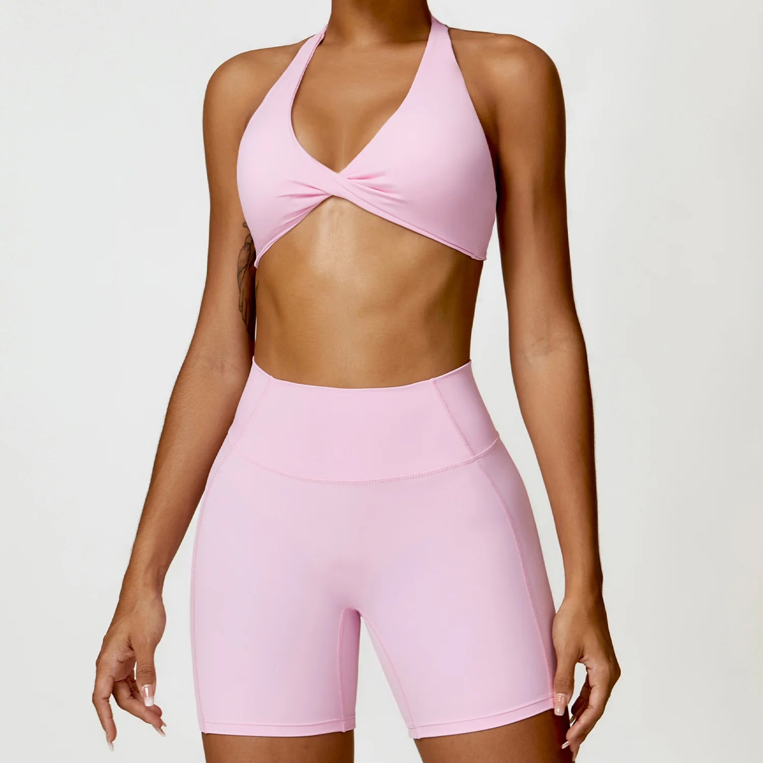 Conjunto Top Push Up e Shorts Modern Basic Up