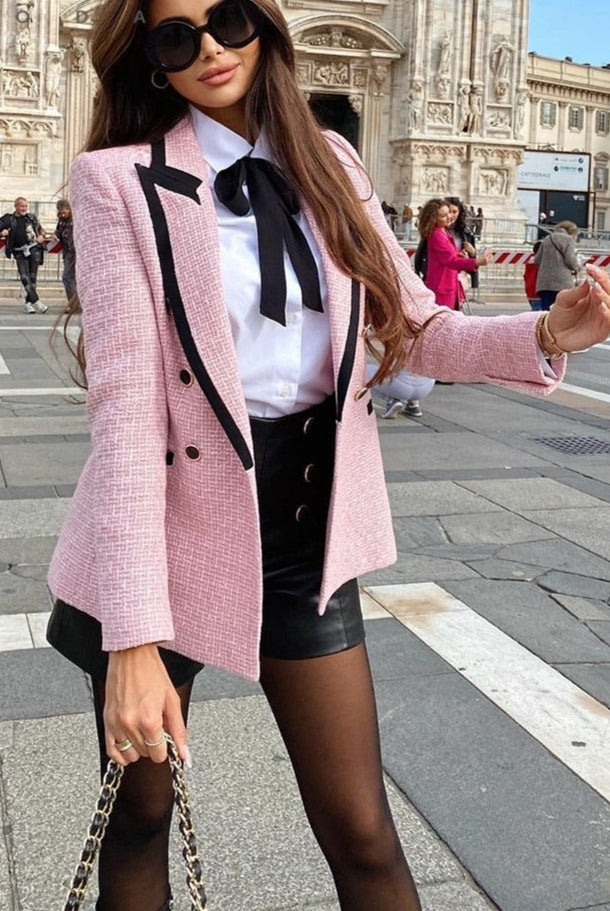 Blazer Duo Modern Tweed Rose