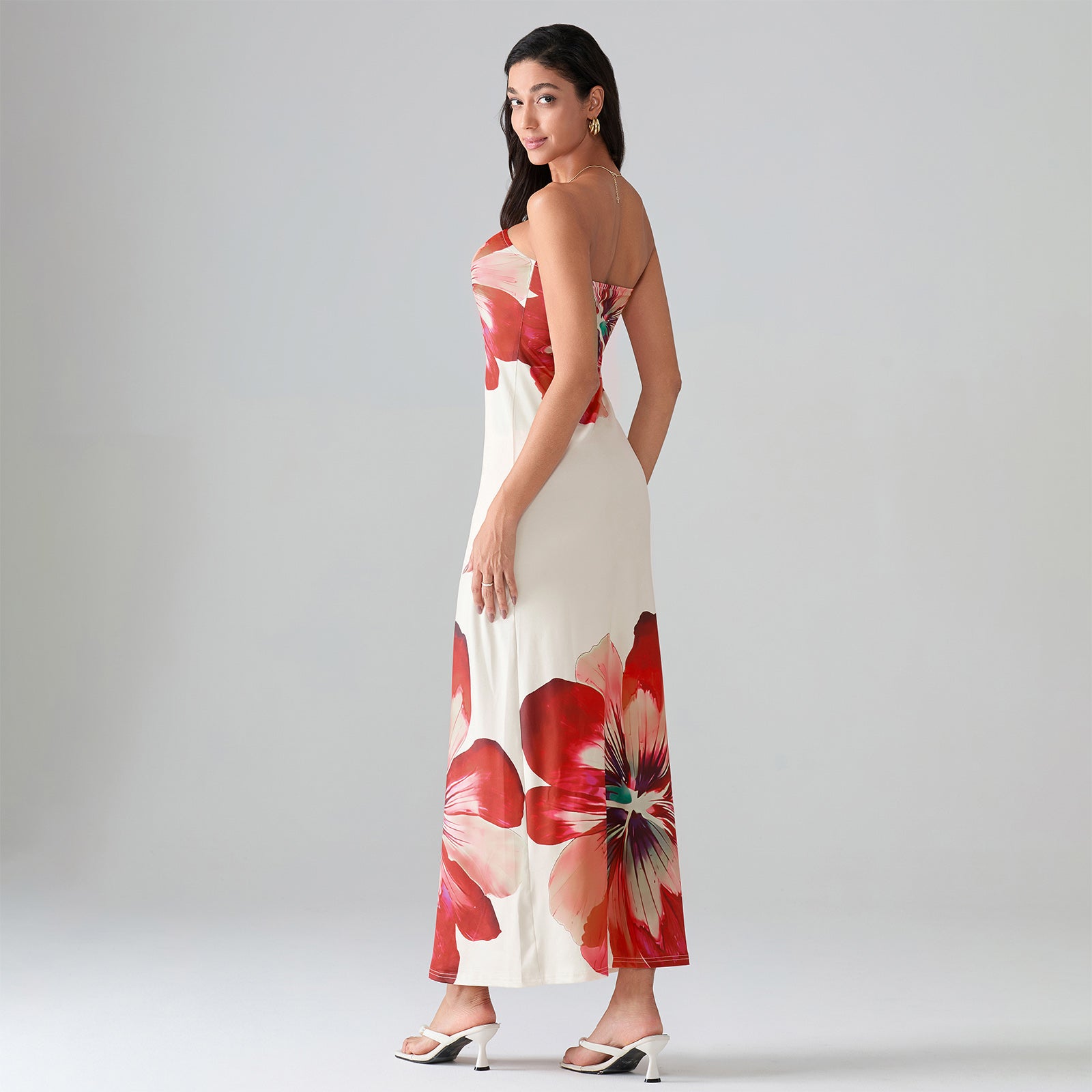 Vestido Longo Floral Modern Pétala