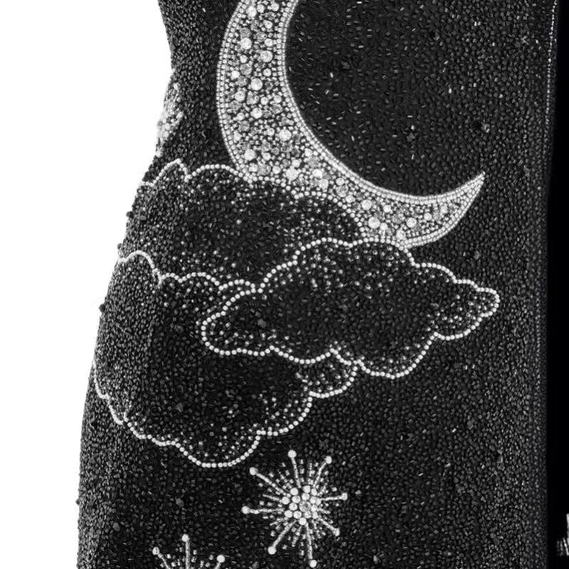 Vestido Curto Paetê Modern Pérola