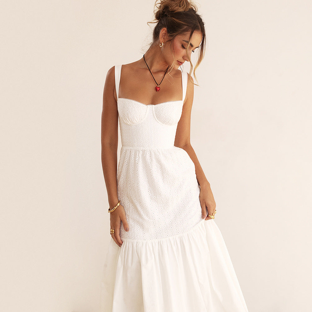 Vestido Mid Branco Bustier Julieta - GOLDEN ERA