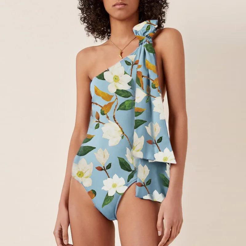 Conjunto Maiô e Saia Floral Modern Nalu