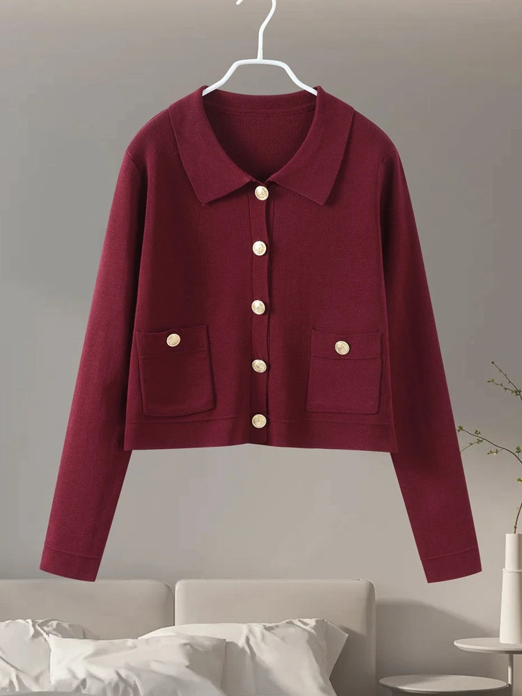 Conjunto Cardigan e Saia Plissada Modern Alessia