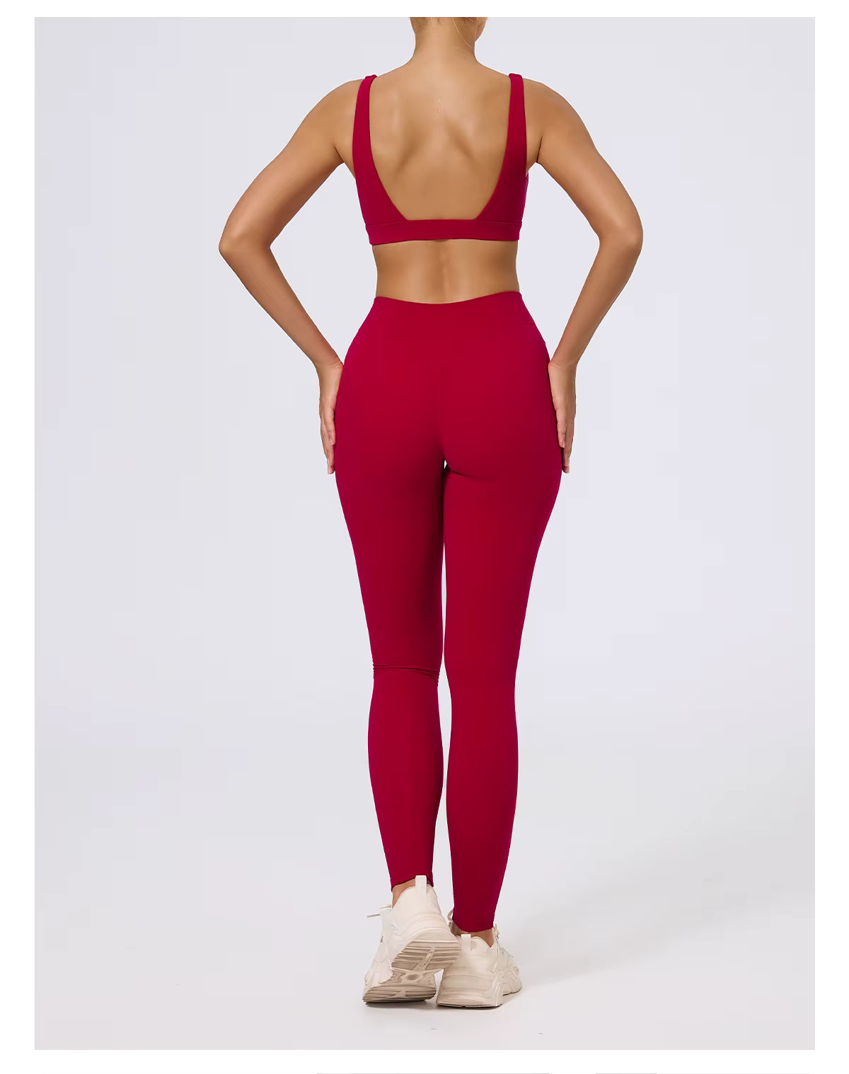 Conjunto Top Push Up Decote e Calça Legging Modeladora Modern Basic