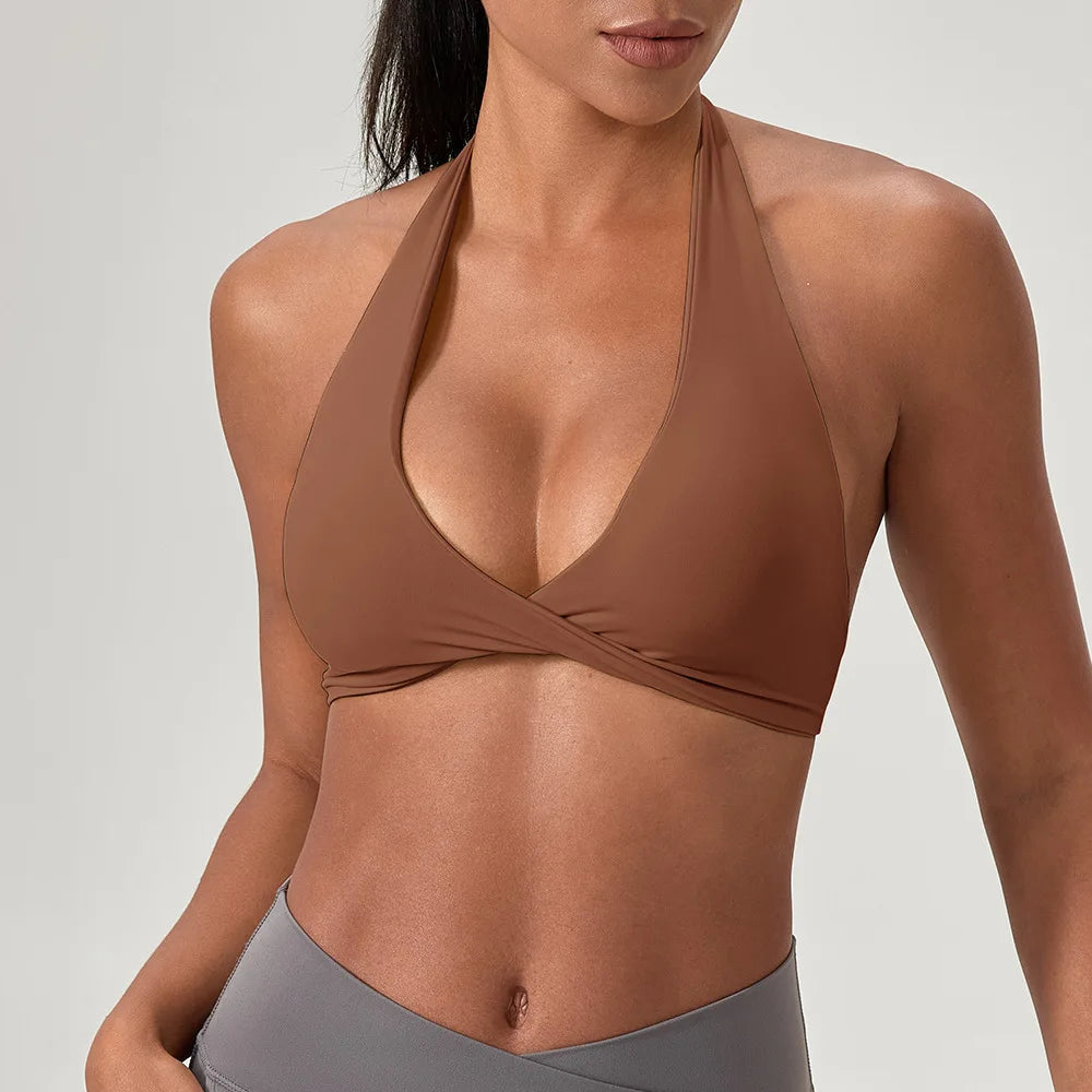 Top Frente Única Push Up Modern Silk