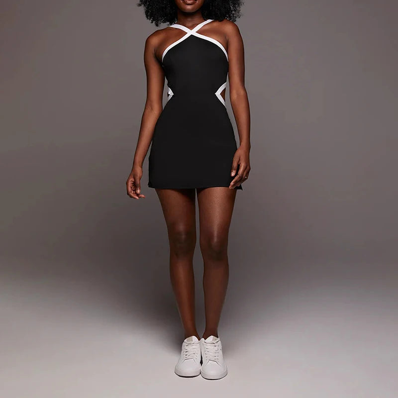Vestido Esportivo com Shorts Modern Aline