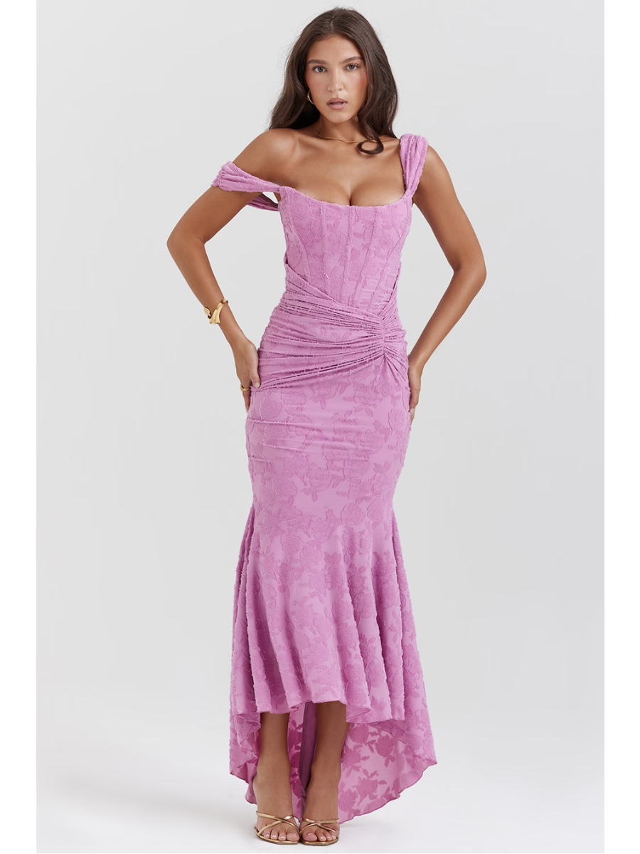 Vestido Longo Modelador Corselet Modern Jasmine com Empina Bumbum - GOLDEN ERA