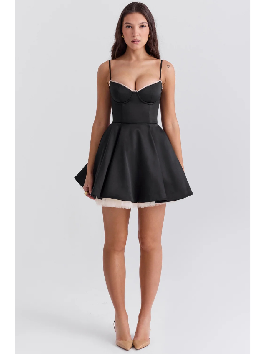 Vestido Curto com Forro Modern Chloe - GOLDEN ERA