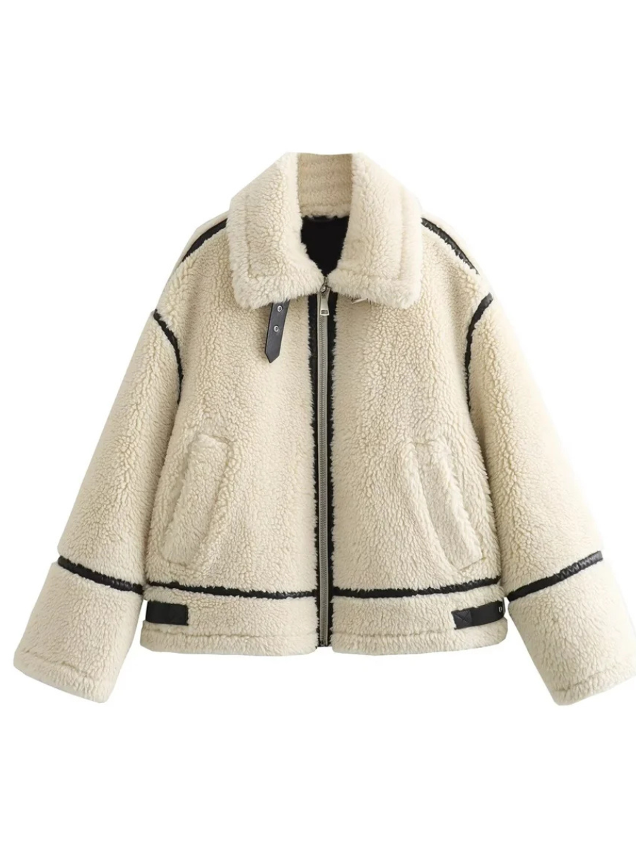 Jaqueta Peluciada com Gola Modern Danf - OUTONO/INVERNO