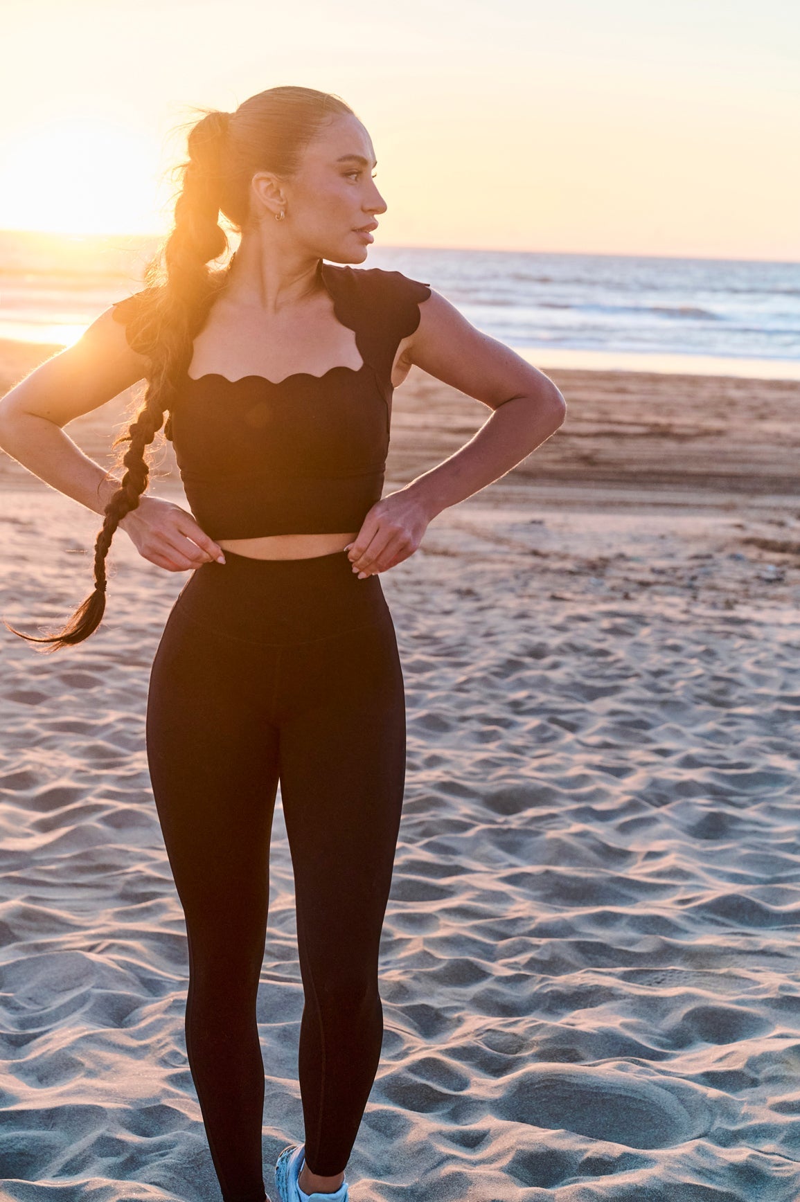 Calça Legging Cintura Alta Sem Costura Modern Basic - CLOUD GYM