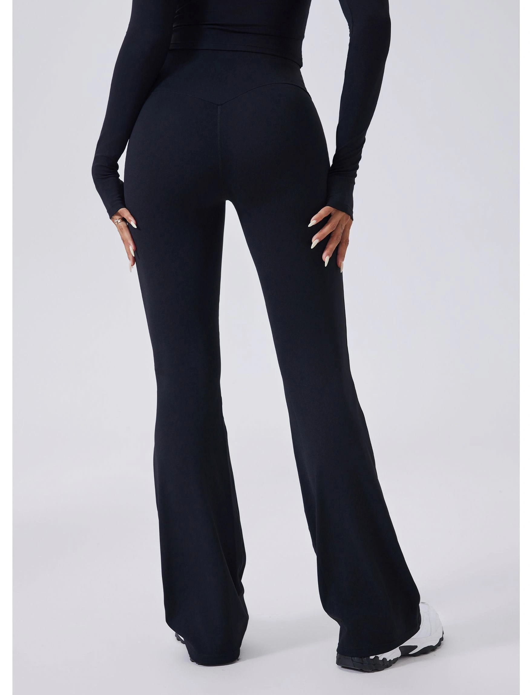 Conjunto Blusa Manga Longa e Calça Flare Modern Confort