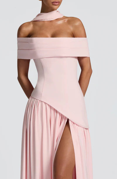 Vestido Ombro a Ombro Elegante Modern Mya