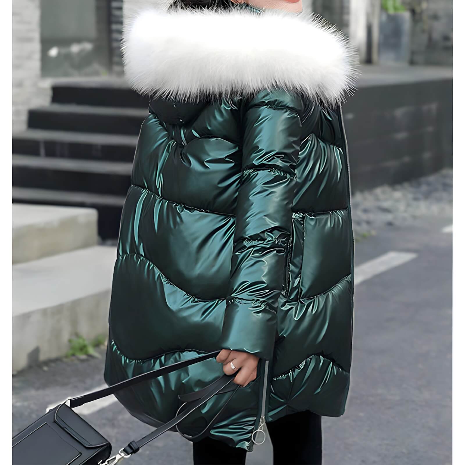 Jaqueta Feminina de Parka Modern Sabine