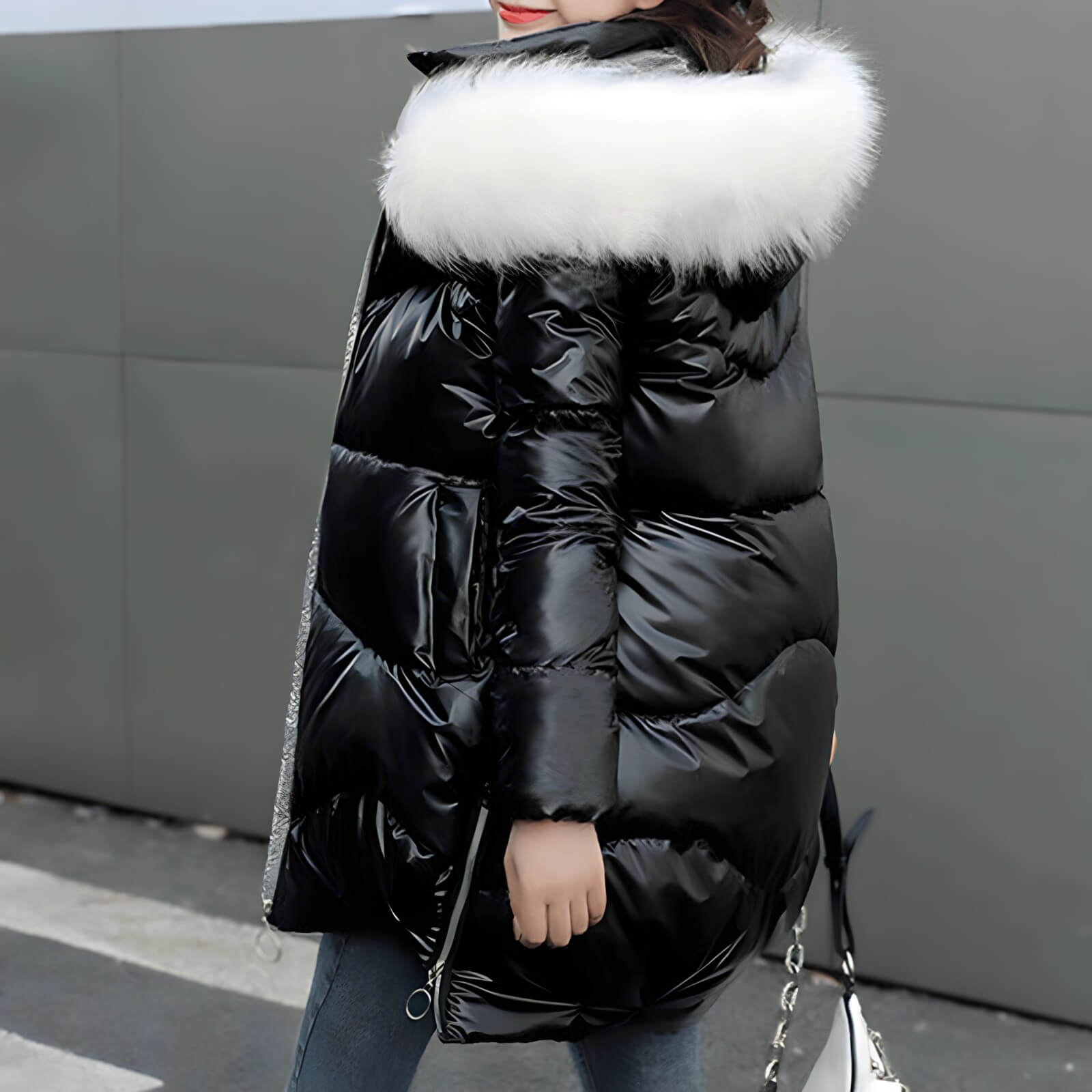 Jaqueta Feminina de Parka Modern Sabine