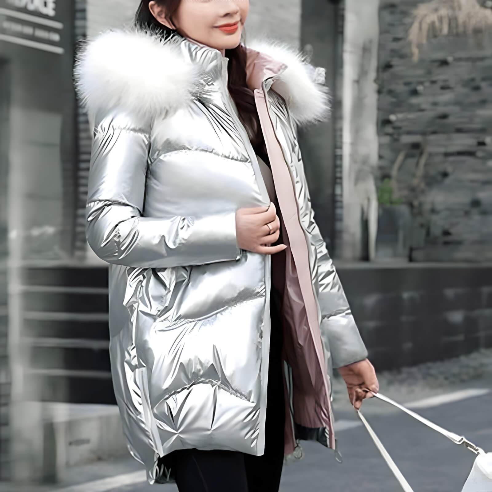 Jaqueta Feminina de Parka Modern Sabine
