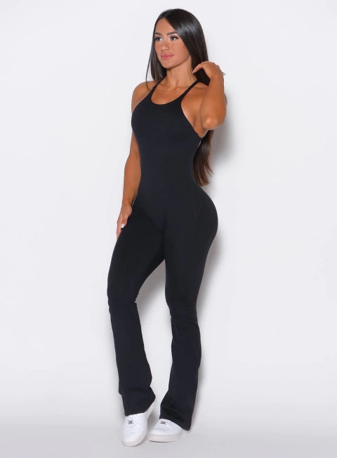 Macacão Flare Moda Gringa Modern Deluxe