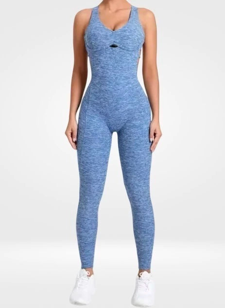 Macacão Longo Esportivo Com Bojo e Levanta Bumbum Modern Slim Fit - FITNESS